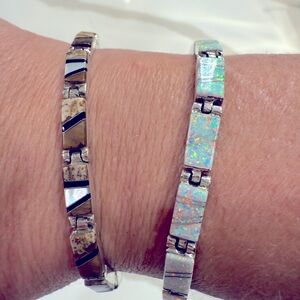 Reversible Sterling silver bracelet